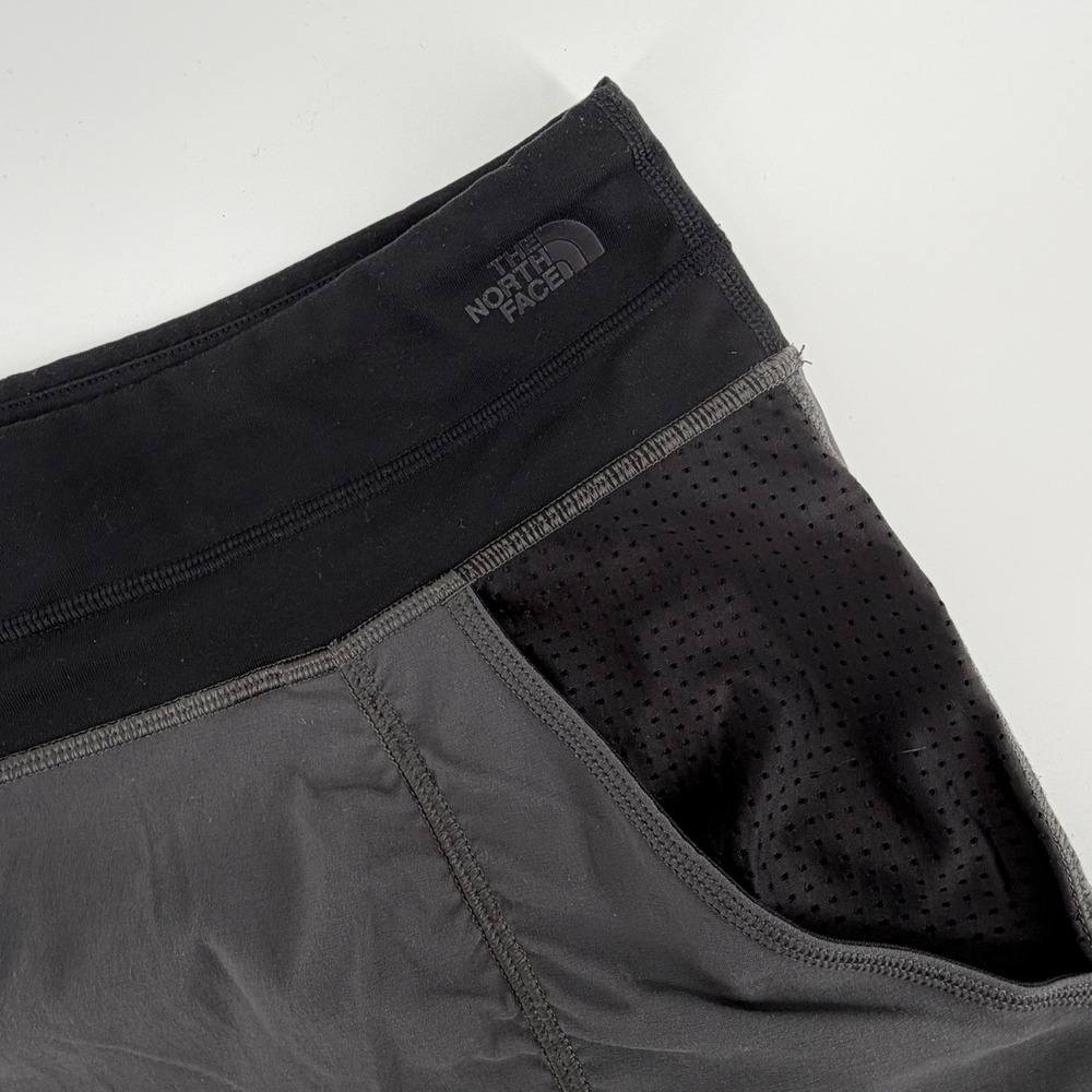 The North‎ Face FlashDry Womens Gray Black Athletic Hiking Skort Size S Small